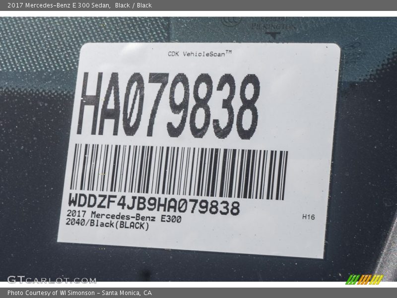Black / Black 2017 Mercedes-Benz E 300 Sedan