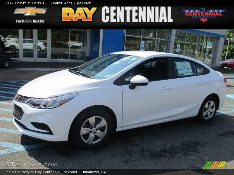 Summit White / Jet Black 2017 Chevrolet Cruze LS