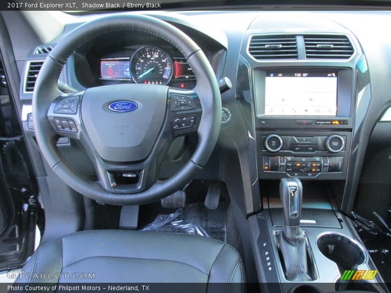 Shadow Black / Ebony Black 2017 Ford Explorer XLT