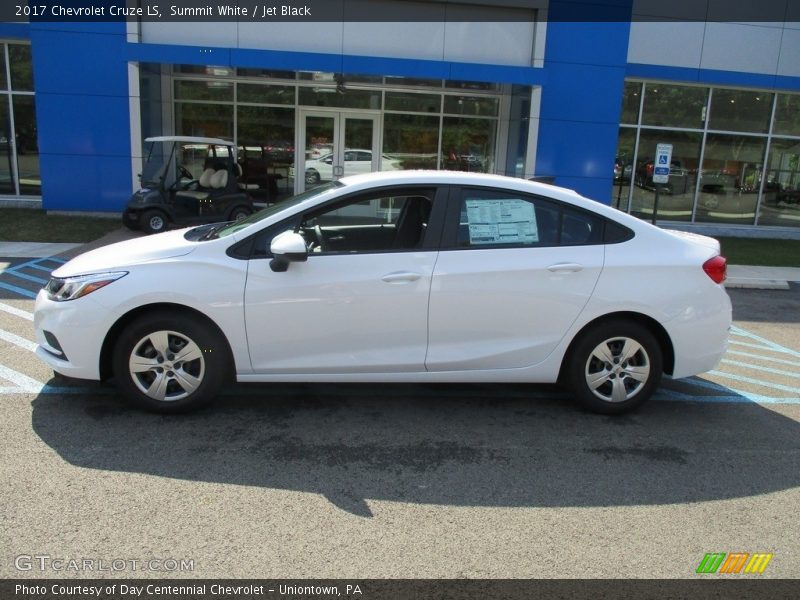 Summit White / Jet Black 2017 Chevrolet Cruze LS