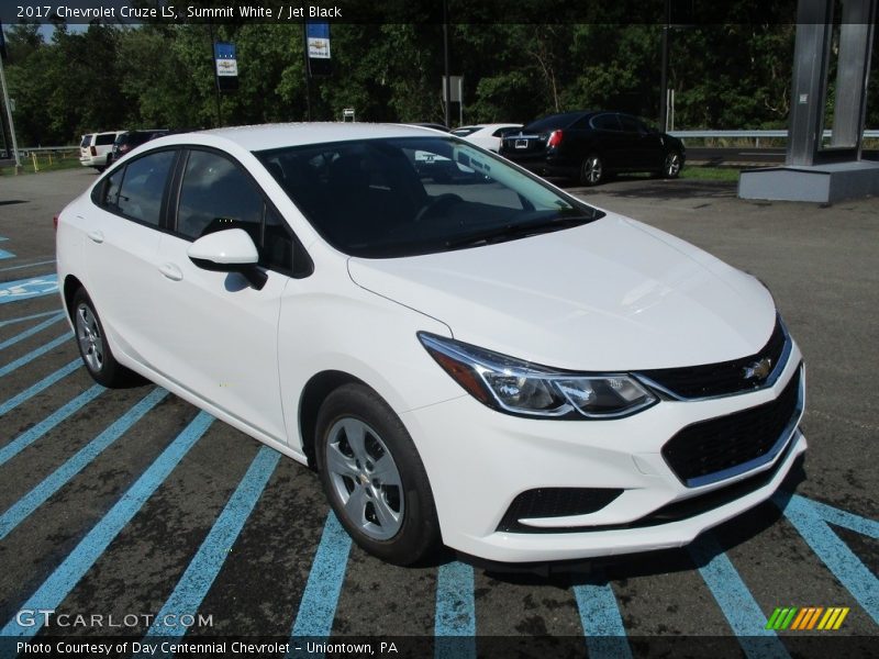 Summit White / Jet Black 2017 Chevrolet Cruze LS