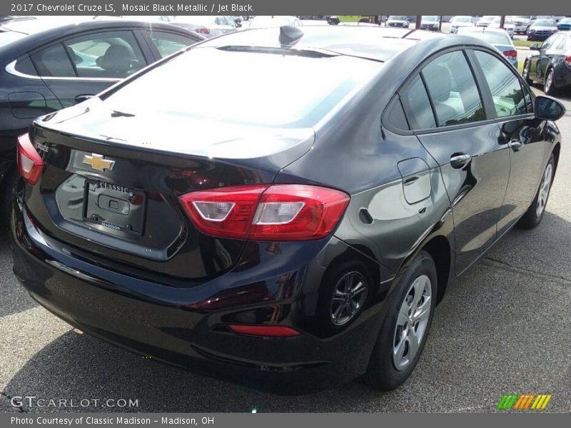 Mosaic Black Metallic / Jet Black 2017 Chevrolet Cruze LS