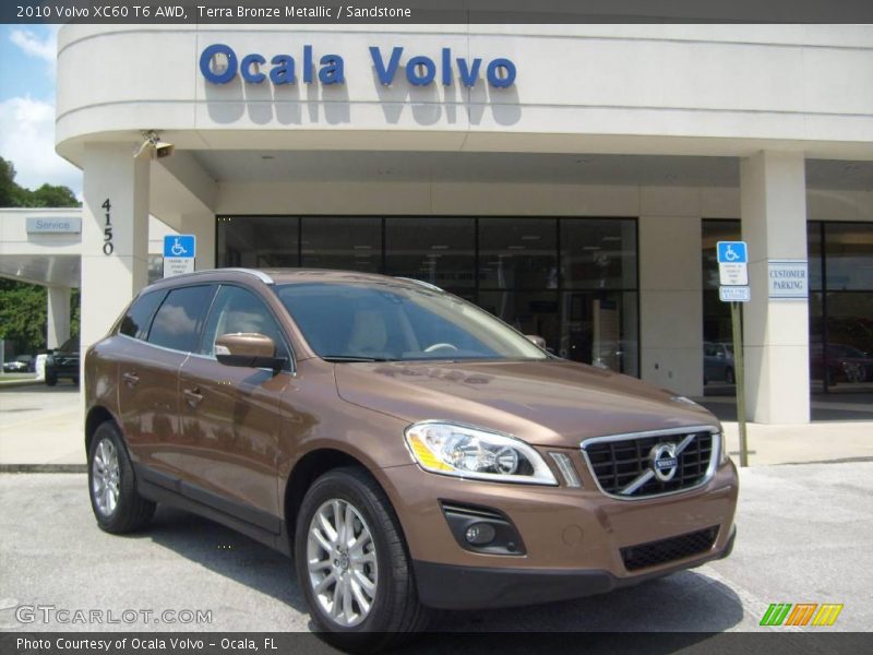 Terra Bronze Metallic / Sandstone 2010 Volvo XC60 T6 AWD