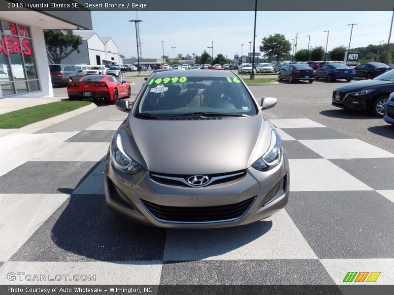 Desert Bronze / Beige 2016 Hyundai Elantra SE