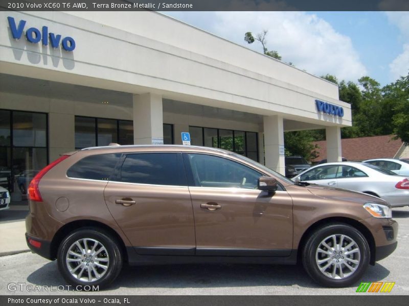 Terra Bronze Metallic / Sandstone 2010 Volvo XC60 T6 AWD