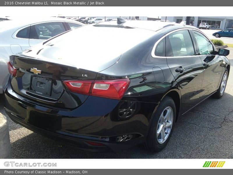 Mosaic Black Metallic / Jet Black 2016 Chevrolet Malibu LS