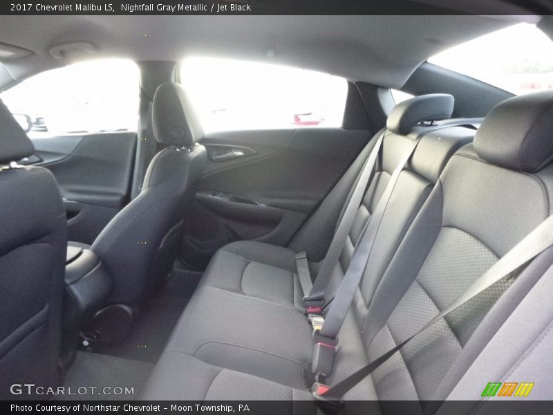 Nightfall Gray Metallic / Jet Black 2017 Chevrolet Malibu LS