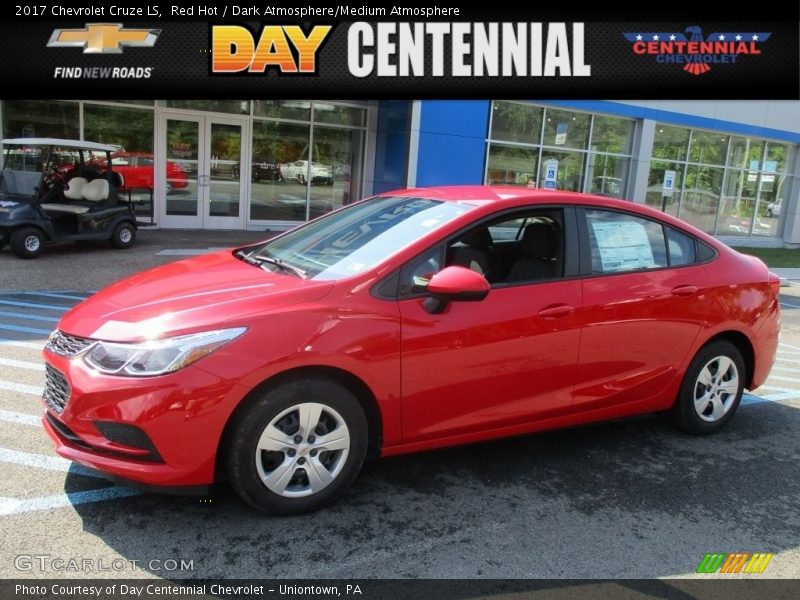 Red Hot / Dark Atmosphere/Medium Atmosphere 2017 Chevrolet Cruze LS