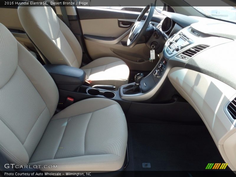 Desert Bronze / Beige 2016 Hyundai Elantra SE