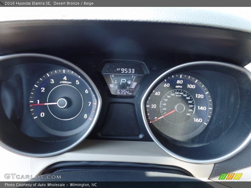 Desert Bronze / Beige 2016 Hyundai Elantra SE