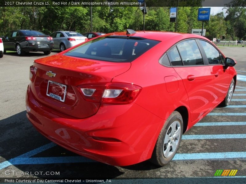 Red Hot / Dark Atmosphere/Medium Atmosphere 2017 Chevrolet Cruze LS