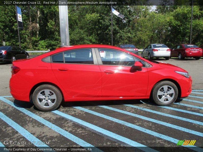 Red Hot / Dark Atmosphere/Medium Atmosphere 2017 Chevrolet Cruze LS