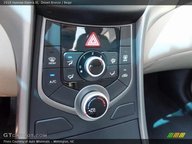 Desert Bronze / Beige 2016 Hyundai Elantra SE
