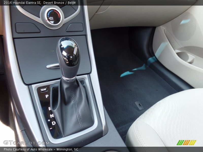 Desert Bronze / Beige 2016 Hyundai Elantra SE