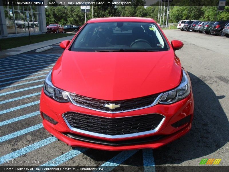 Red Hot / Dark Atmosphere/Medium Atmosphere 2017 Chevrolet Cruze LS
