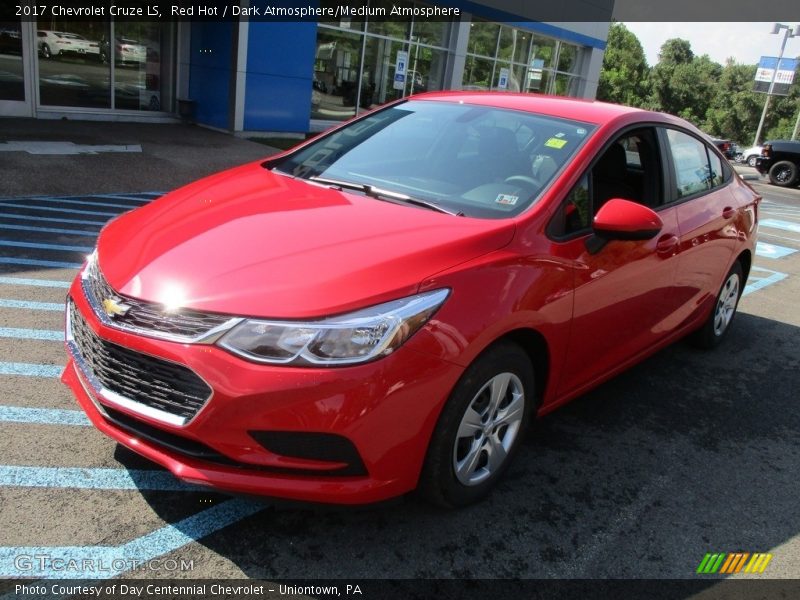 Red Hot / Dark Atmosphere/Medium Atmosphere 2017 Chevrolet Cruze LS