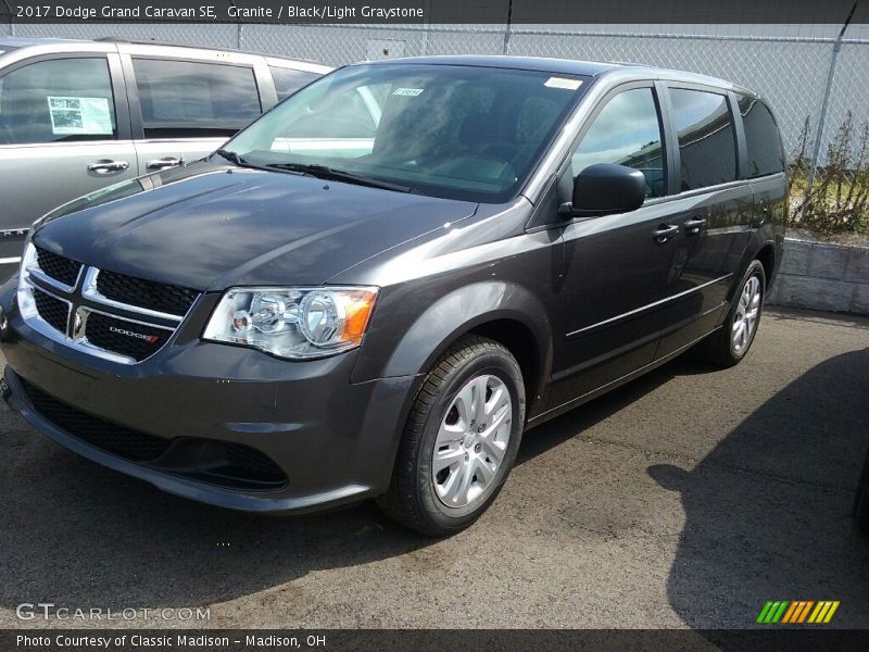 Granite / Black/Light Graystone 2017 Dodge Grand Caravan SE