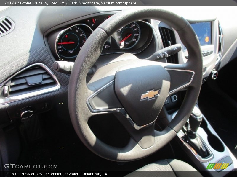Red Hot / Dark Atmosphere/Medium Atmosphere 2017 Chevrolet Cruze LS