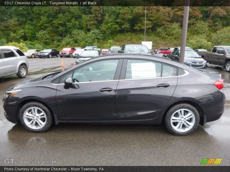 Tungsten Metallic / Jet Black 2017 Chevrolet Cruze LT