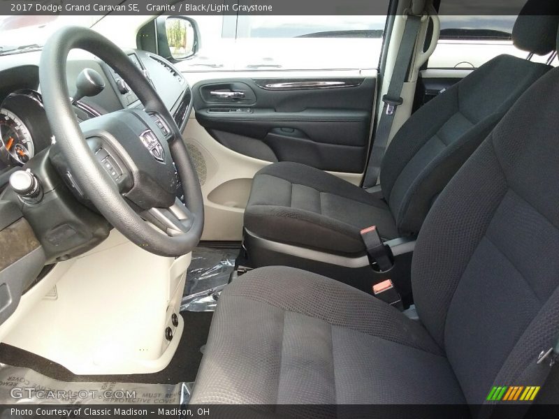 Granite / Black/Light Graystone 2017 Dodge Grand Caravan SE