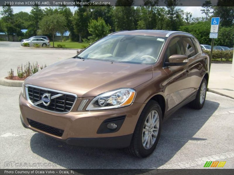 Terra Bronze Metallic / Sandstone 2010 Volvo XC60 T6 AWD