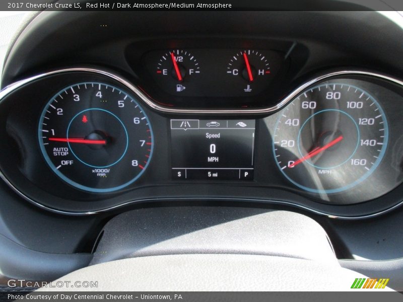 Red Hot / Dark Atmosphere/Medium Atmosphere 2017 Chevrolet Cruze LS