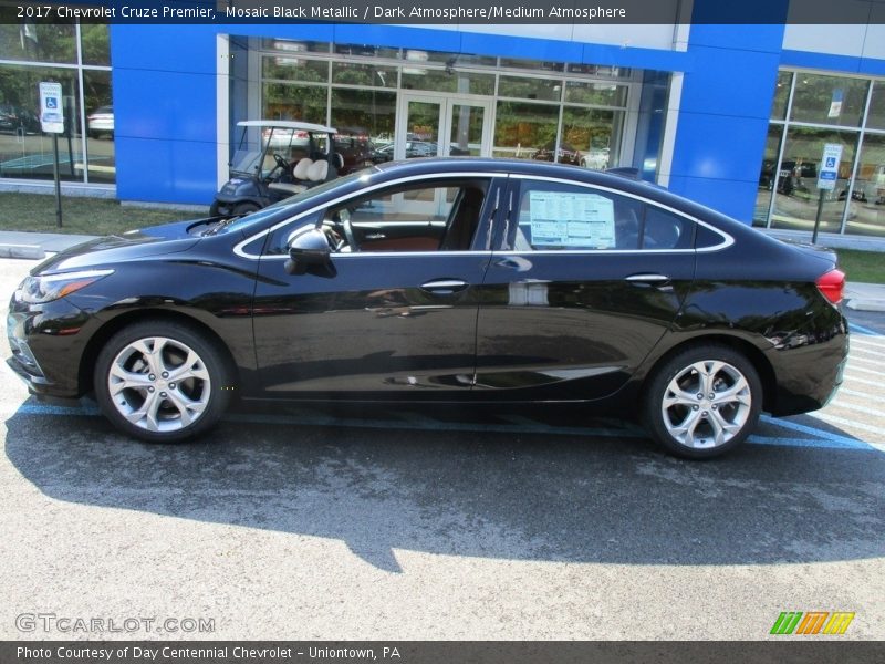 Mosaic Black Metallic / Dark Atmosphere/Medium Atmosphere 2017 Chevrolet Cruze Premier