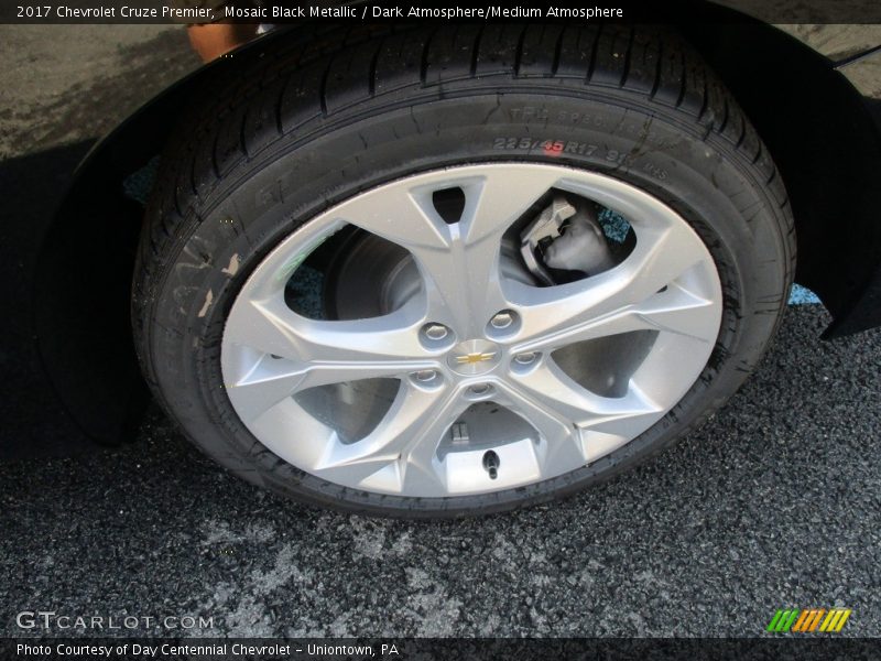 Mosaic Black Metallic / Dark Atmosphere/Medium Atmosphere 2017 Chevrolet Cruze Premier
