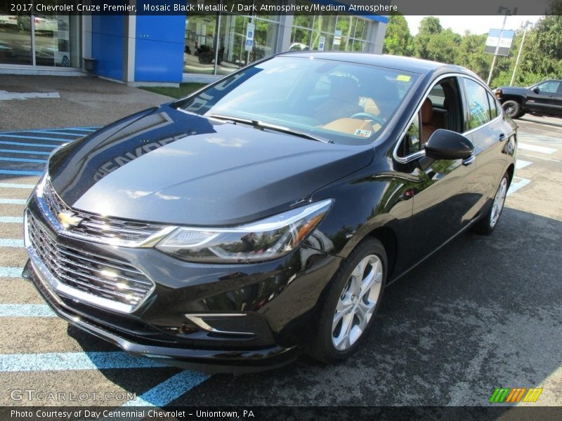 Mosaic Black Metallic / Dark Atmosphere/Medium Atmosphere 2017 Chevrolet Cruze Premier