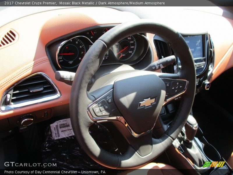 Mosaic Black Metallic / Dark Atmosphere/Medium Atmosphere 2017 Chevrolet Cruze Premier