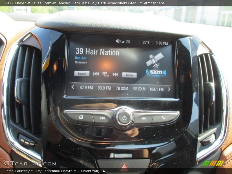 Mosaic Black Metallic / Dark Atmosphere/Medium Atmosphere 2017 Chevrolet Cruze Premier