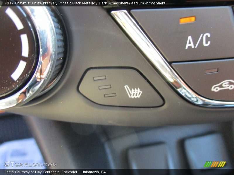 Mosaic Black Metallic / Dark Atmosphere/Medium Atmosphere 2017 Chevrolet Cruze Premier