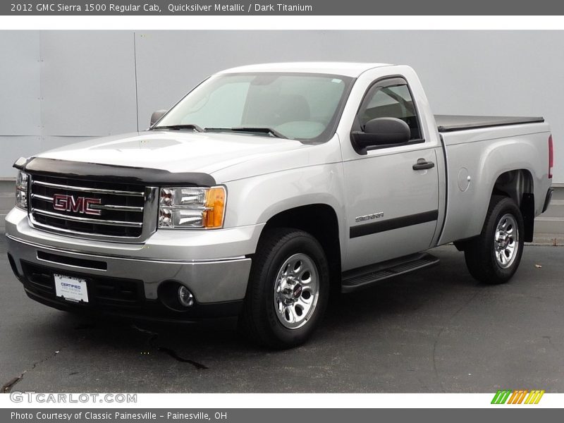 Quicksilver Metallic / Dark Titanium 2012 GMC Sierra 1500 Regular Cab
