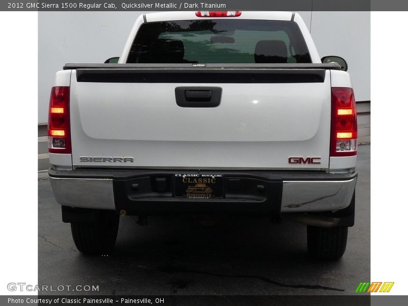 Quicksilver Metallic / Dark Titanium 2012 GMC Sierra 1500 Regular Cab