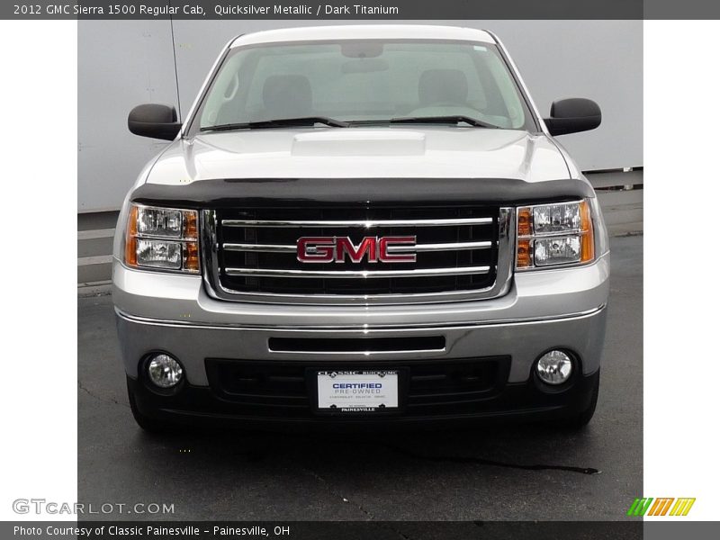 Quicksilver Metallic / Dark Titanium 2012 GMC Sierra 1500 Regular Cab