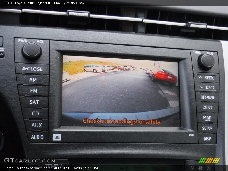 Black / Misty Gray 2010 Toyota Prius Hybrid III