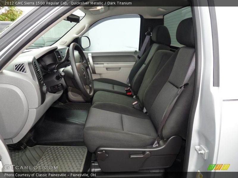 Quicksilver Metallic / Dark Titanium 2012 GMC Sierra 1500 Regular Cab