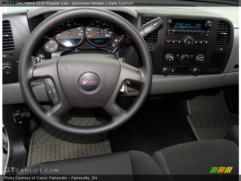 Quicksilver Metallic / Dark Titanium 2012 GMC Sierra 1500 Regular Cab