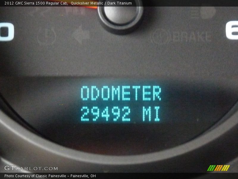Quicksilver Metallic / Dark Titanium 2012 GMC Sierra 1500 Regular Cab