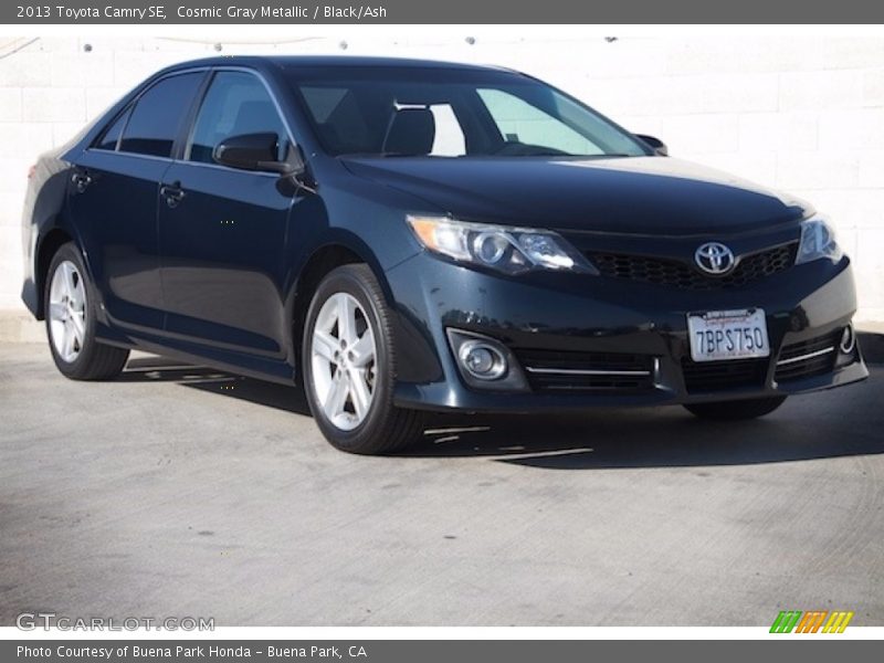 Cosmic Gray Metallic / Black/Ash 2013 Toyota Camry SE