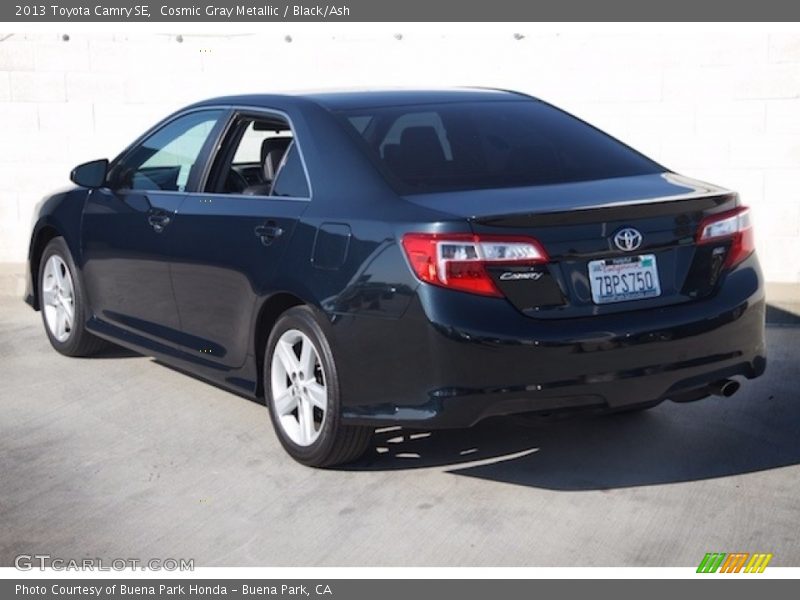 Cosmic Gray Metallic / Black/Ash 2013 Toyota Camry SE