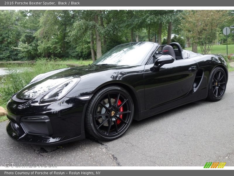 Front 3/4 View of 2016 Boxster Spyder