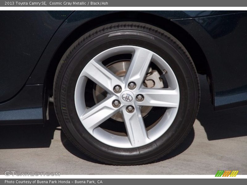 Cosmic Gray Metallic / Black/Ash 2013 Toyota Camry SE