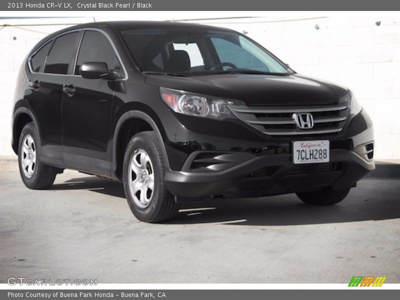 Crystal Black Pearl / Black 2013 Honda CR-V LX