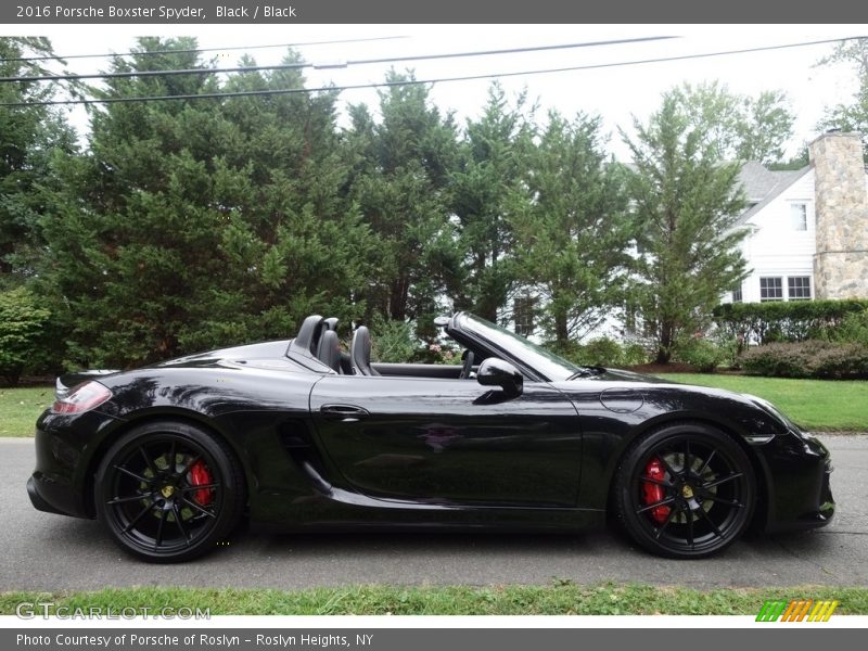  2016 Boxster Spyder Black