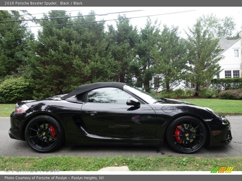  2016 Boxster Spyder Black