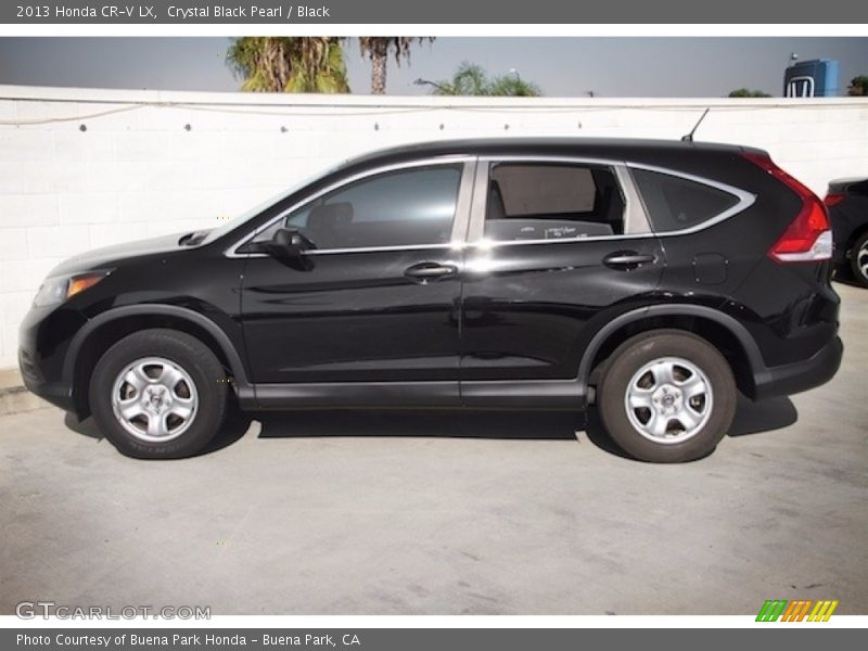Crystal Black Pearl / Black 2013 Honda CR-V LX