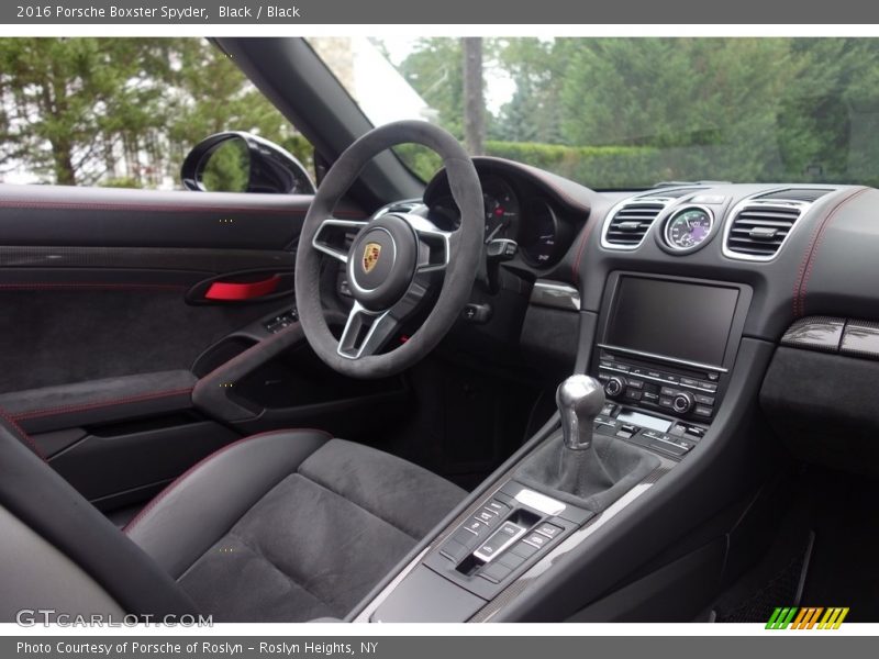  2016 Boxster Spyder Black Interior