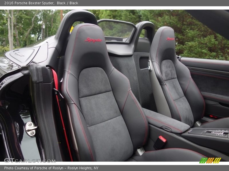 Black / Black 2016 Porsche Boxster Spyder