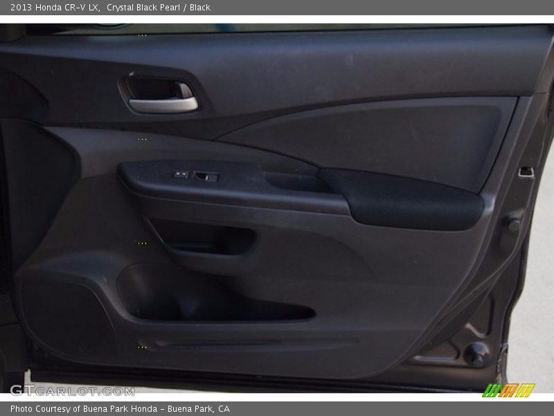 Crystal Black Pearl / Black 2013 Honda CR-V LX